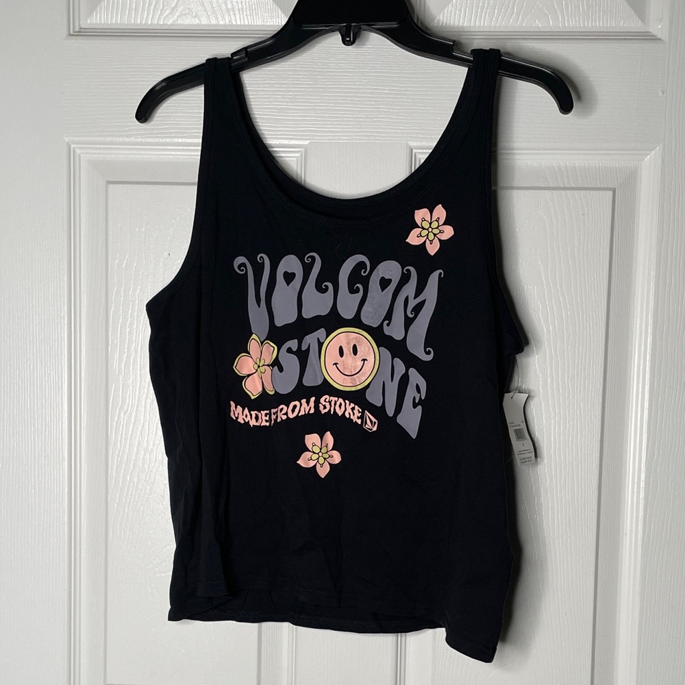 NWT Volcom To The Bank Cotton Tank Top